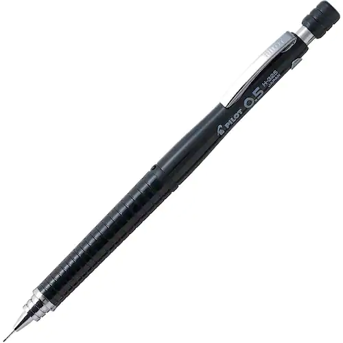Pilot Stiftpenna, H-325, 0,5 mm stift, pennkropp med greppzon, svart