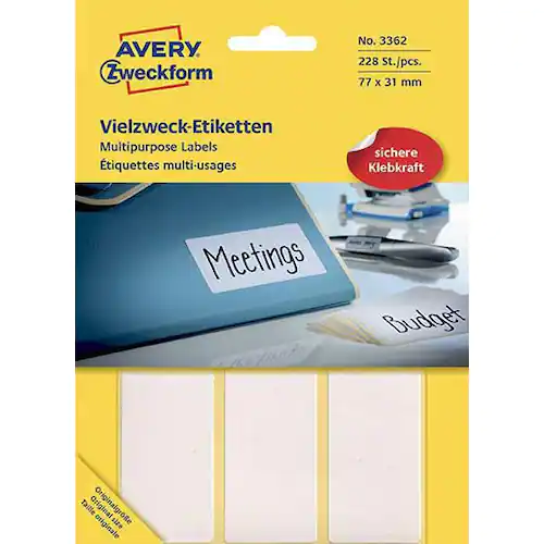 Avery Etikett handskrivning 77x31mm