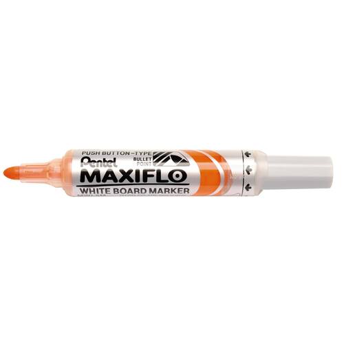 Pentel Whiteboardpenna Maxiflo rund orange