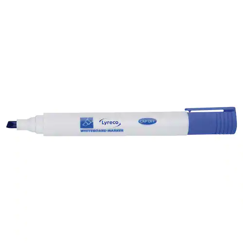 Lyreco Whiteboardpenna drywipe sned blå