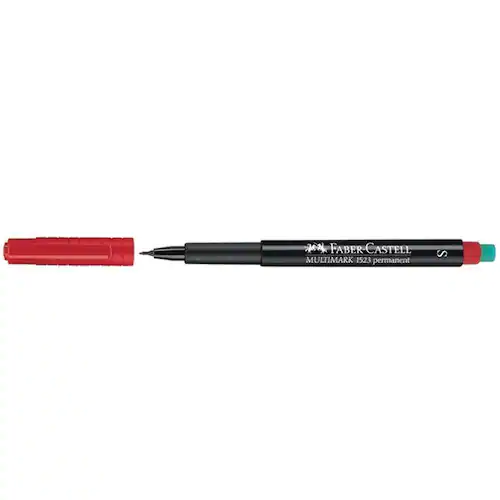 Faber-Castell Märkpenna VF FABER-CASTELL superfine röd