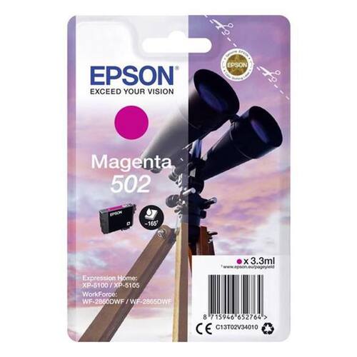 Epson Bläckpatron C13T02V34010 T502 Magenta