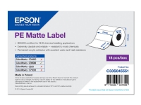 Epson PE - Matt - 76 x 127 mm 220 etikett (er) (1 rulle/rullar x 220) matrisskurna etiketter - för ColorWorks CW-C4000E (BK), CW-C4000E (MK) TM C3500