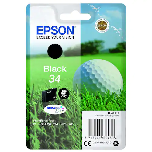Epson Bläckpatron T3461 Svart