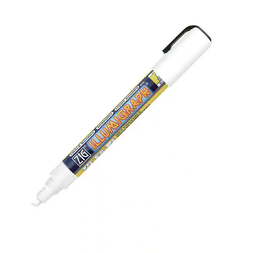 ZIG Märkpenna ZIG Illumigraph B 6mm vit