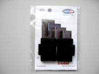 Stempelpude Trodat sort 2-pack 5204,5206,5460, 5558 m.fl 6/56 - (2 stk.)