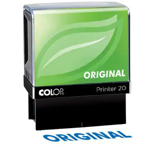 Colop Stämpel standardtext ORIGINAL Blå