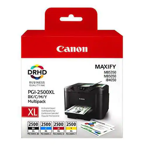 Canon Bläckpatron PGI-2500XL, svart, cyan, magenta, gul, multiförpackning