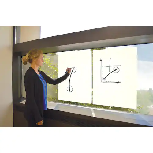 Nobo Whiteboard 80x60cm vit folie 25ark