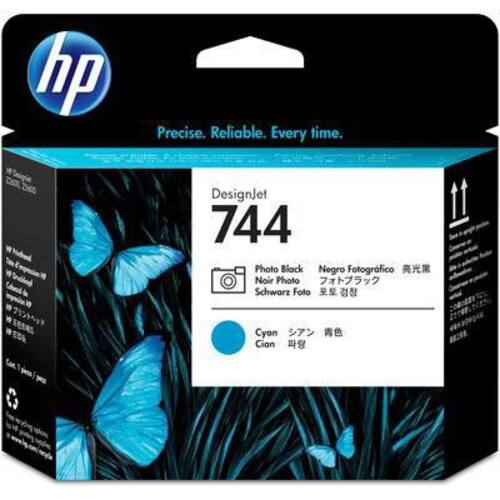 HP Bläckpatron F9J86A 744 Svart/Cyan
