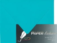 Kuvert C6 120g turkos texturerad 10 st.
