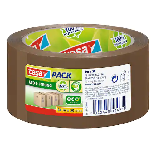 tesa® Packtejp Eco Strong 50mmx66m Brun