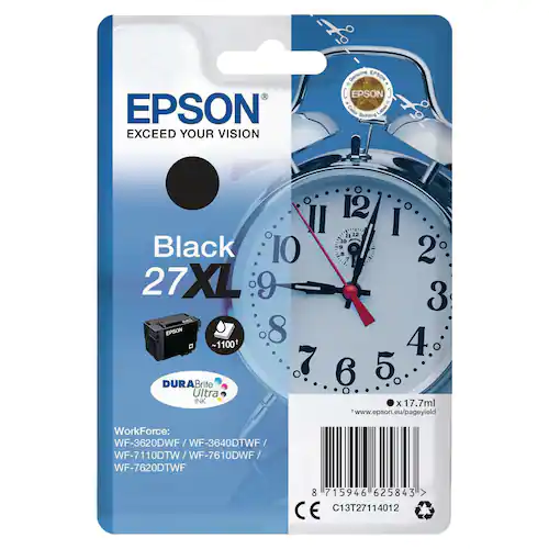 Epson Bläckpatron C13T27114012 XL Svart