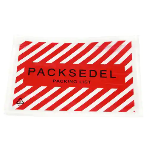 Packsedelskuvert C6 Zebra