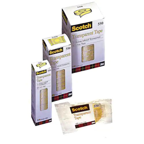 Scotch® Kontorstejp 550 PP 66mx15mm