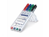 Whiteboardmarker Staedtler® 301 med 4 stk. ass. farver i plastetui
