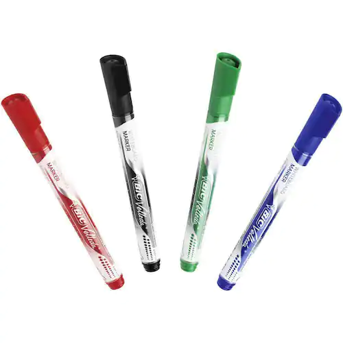 BiC Velleda Whiteboardpenna Velleda® medelfin kulspets, blandade färger