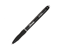 Sharpie S-Gel, Retractable gelpenna, svart, svart, medium, 0,7 mm, Blister