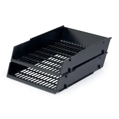 Durable Brevkorg, ECONOMY, polystyren, 66 x 263 x 358 mm, kolsvart