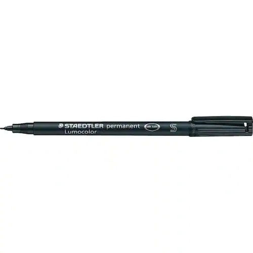STAEDTLER Lumocolor Universalpenna Lumocolor® 317 permanent, mediumspets, svart