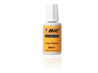 BIC Correction Fluid Low Odor 20 ml, 20 ml, Orange, Hvid, Kasse