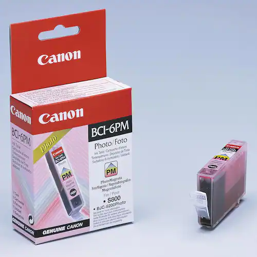 Canon Bläckpatron, BCI-6 PM, 4710A002, fotomagenta, singelförpackning