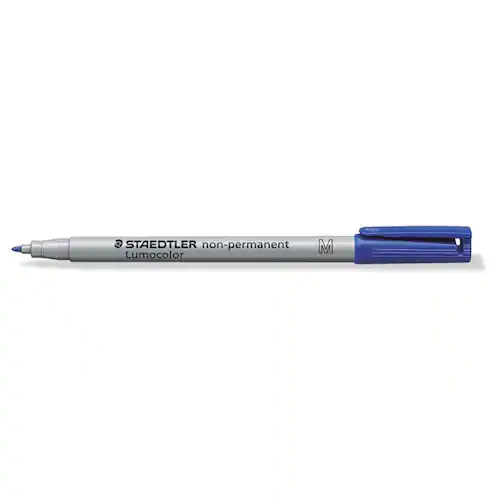 STAEDTLER Lumocolor Universalpenna Lumocolor® 315 icke-permanent, mediumspets, 1 mm linjebredd, blå