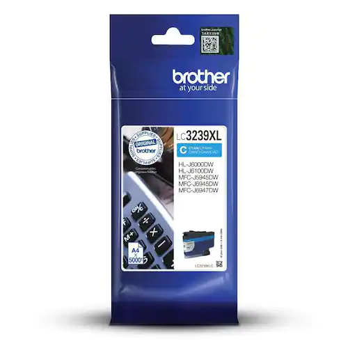 Brother Bläckpatron LC3239XLC Cyan