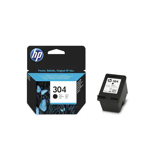 HP Bläckpatron N9K06AE 304 Svart