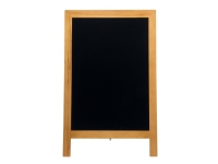 Gadeskilt Securit® Deluxe 55x85 cm teak farvet