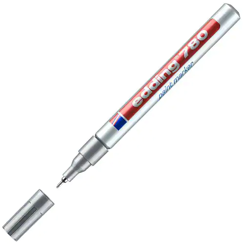 edding Märkpenna 780 med 0,8 mm, silver
