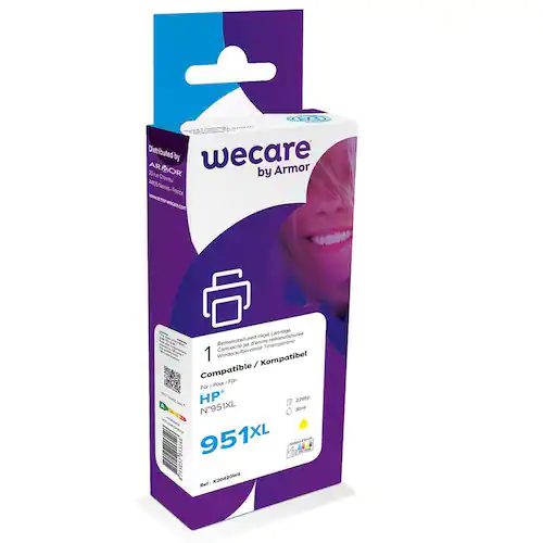 Wecare Bläckpatron 951XL gul