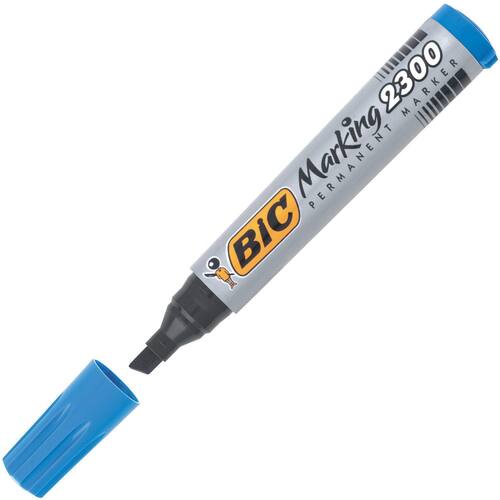 BIC® Märkpenna Marking™ 2300 permanent, mediumkulspets, 3,1–5,3 mm linjebredd, blå