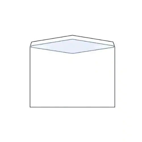 Staples Affärskuvert, International C5, 162 x 229 mm, gummiförslutning, papper, vitt