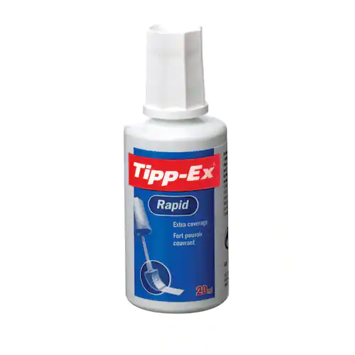 Tipp-Ex Korrigeringsvätska Rapid, PVC-fri, 20 ml
