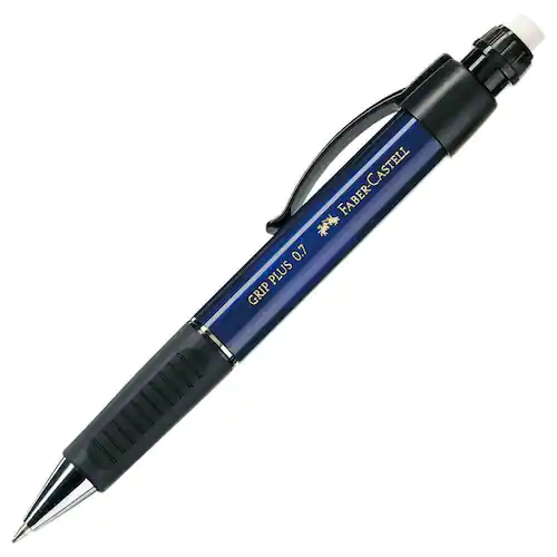 Faber-Castell Stiftpenna, Grip Plus 1307, 0,7 mm, pennkropp med greppzon, blå