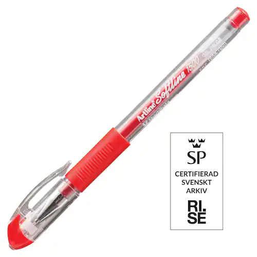 Artline Gelpenna 1500 0,5 mm röd