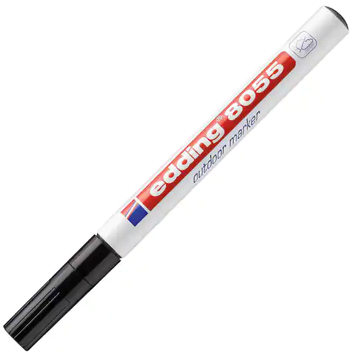 edding Märkpenna 8055 för utomhusbruk med 1 - 2 mm, svart