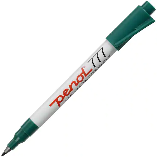 PENOL Märkpenna 777 permanent 1mm grön