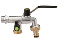 Color_Tap Garden Faucet With Two Branches 1/2In