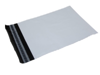 Forsendelsesposer PE hvid 190x250 mm - (100 stk. x 5 pakker)