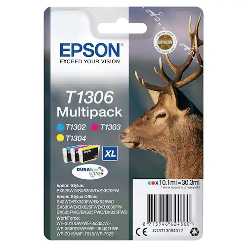 Epson Bläckpatron C13T13064012 3-färger