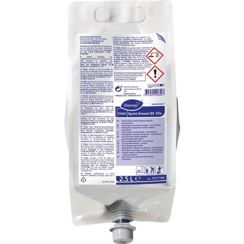 Taski Grovrengöringsmedel, avfettande, Sprint Emerel QS E5a-patron, 2,5l