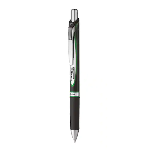 Pentel Gelpenna Energel Perm.roller grön