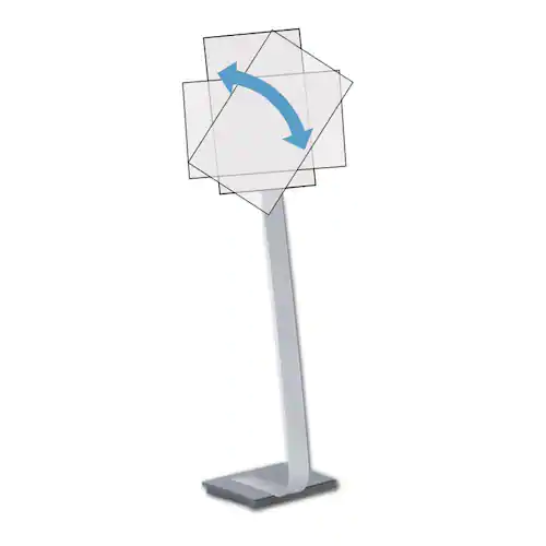 Durable Informationsställ golv INFO SIGN STAND A3