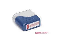Stempel Deskmate Annulleret rød tekst