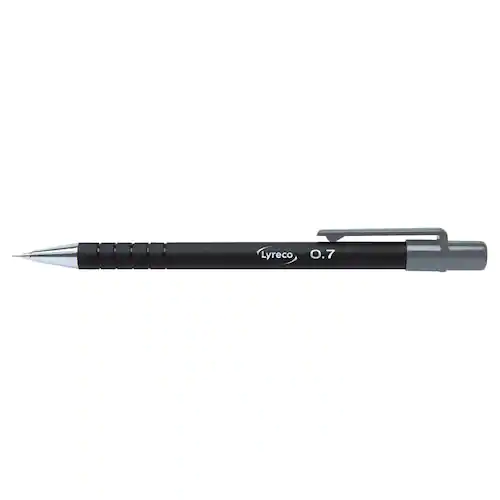 Lyreco Stiftpenna grip 0,7mm svart