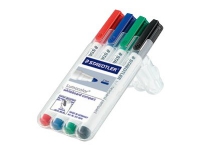 Marker Staedtler Lumocolor® 341 WP4 Compact 1-2 mm med 4 stk. ass. farver i etui