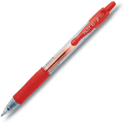 Pilot Gelpenna G-2 0,7 röd