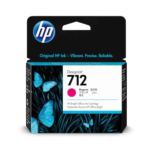 HP Bläckpatron 3ED68A 712 Magenta
